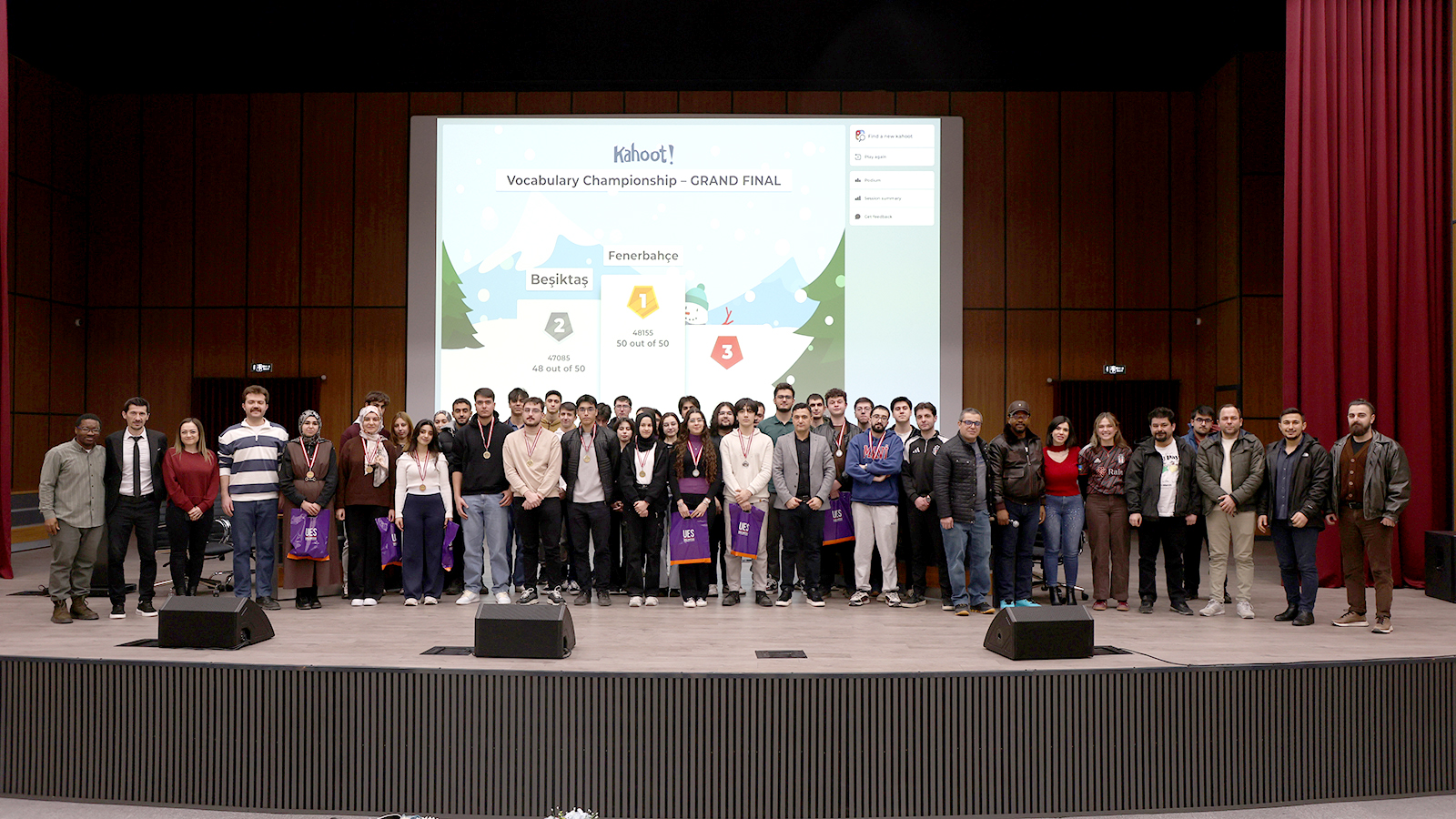 Yabancı Diller Yüksekokulu’nda “Champions League” Kelime Yarışması Tamamlandı